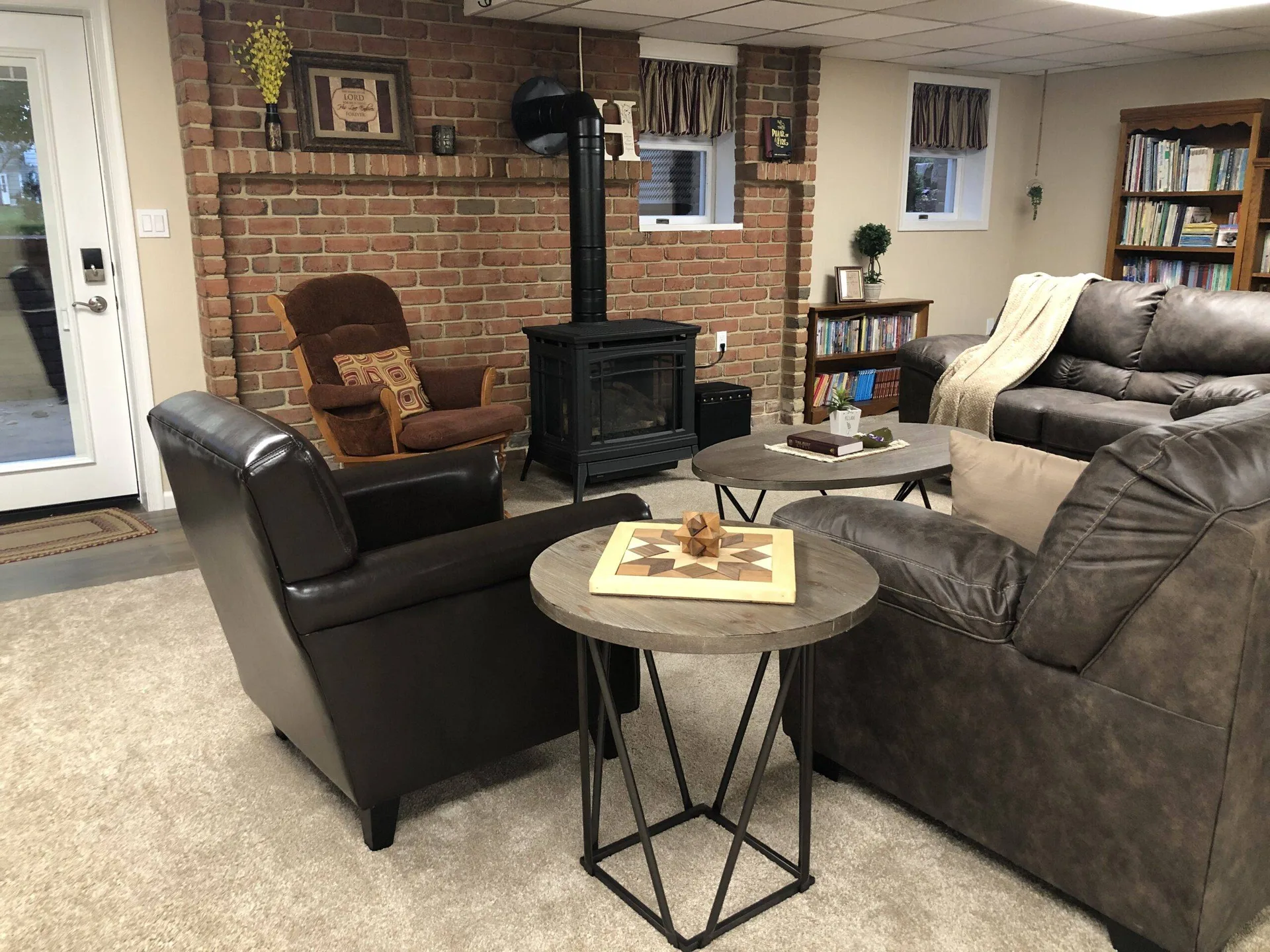 Fully furnished basement — photo 1 of 9